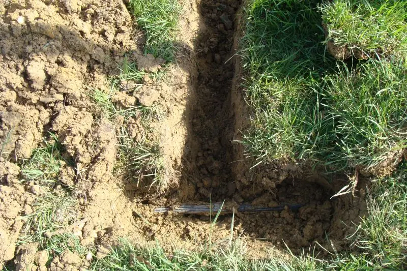 Mainline trenching